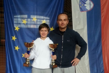 Državna prvakinja in podprvakinja do 14 let