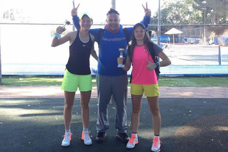 Zmaga v dvojicah na mladinskem ITF turnirju v Izraelu